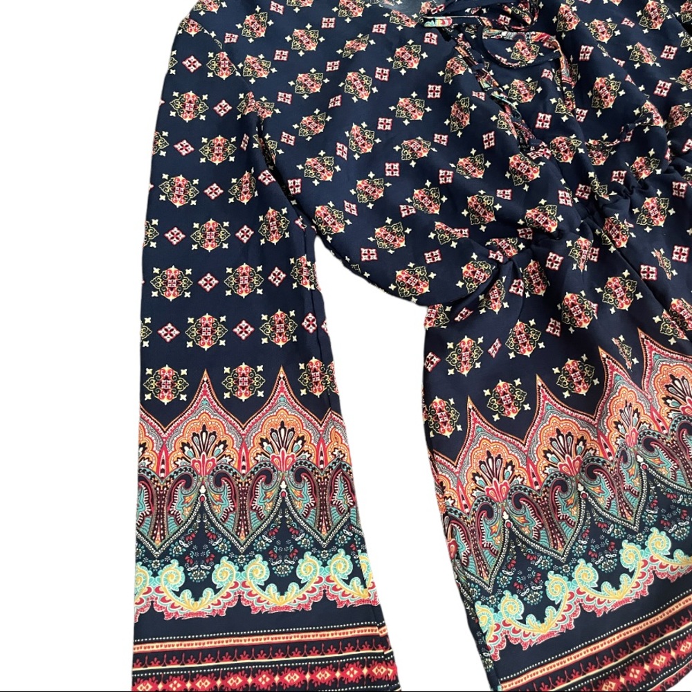 Top Pick! Romeo & Juliet Couture Boho Romper - Picture 2 of 2